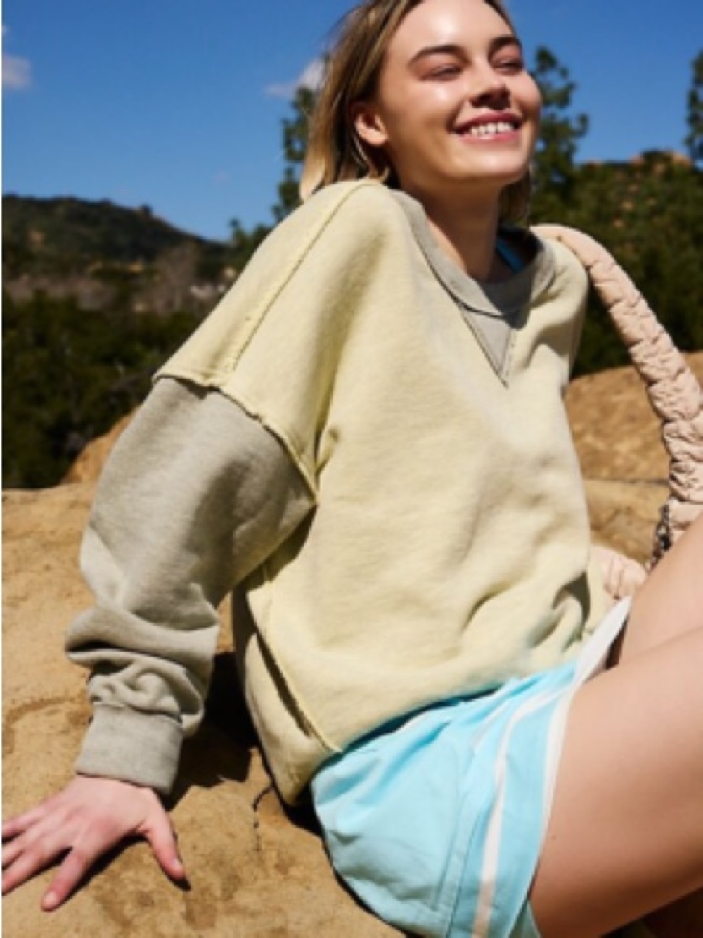 Free people movement start up pullover